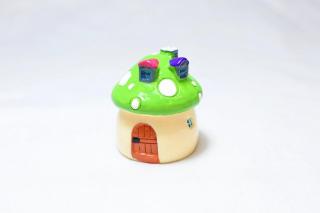 コケリウムフィギュア きのこのお家M グリーン：画像2