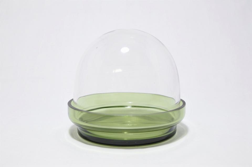 コケリウムガラス容器 ガラスドーム14 グリーン(フタ付)