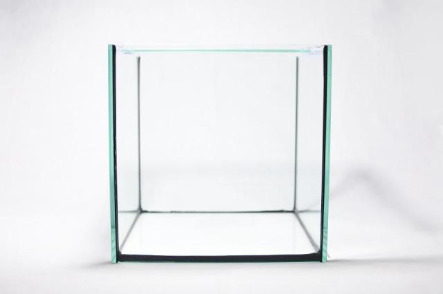 コケリウムガラス容器　20cmキューブBK(フタ付)：画像1