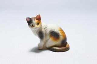 コケリウムフィギュア 猫 三毛：画像2