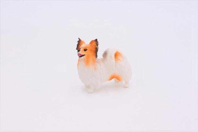 コケリウムフィギュア 犬 パピヨン：画像2