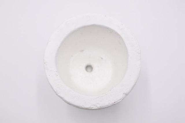 コケリウム鉢植え容器 ペイントポット ホワイト：画像3