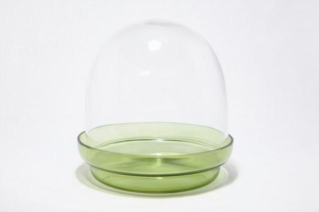 コケリウムガラス容器 ガラスドーム20 グリーン(フタ付)：画像1