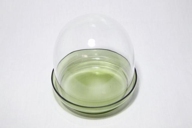 コケリウムガラス容器 ガラスドーム20 グリーン(フタ付)：画像3