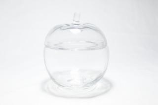コケリウムガラス容器 りんご（フタ付）：画像1