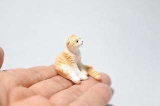 コケリウムフィギュア 猫 スコティッシュフォールド：画像3