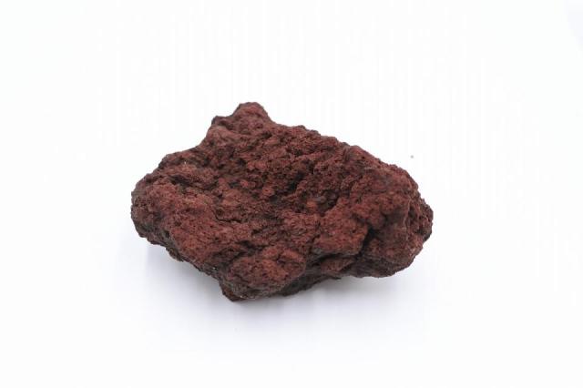 国産天然赤溶岩石SS(形状お任せ、パック詰め)：画像2
