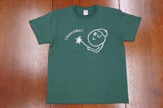 【特価セール中】タマゴケちゃんTシャツ グリーン M：画像1
