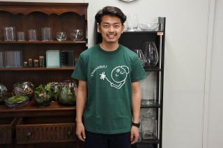 【特価セール中】タマゴケちゃんTシャツ グリーン M：画像3