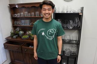 【特価セール中】タマゴケちゃんTシャツ グリーン M：画像4