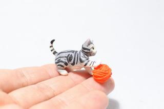 コケリウムフィギュア 猫 アメリカンショートヘアー：画像3