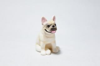 コケリウムフィギュア 犬 フレンチ・ブルドッグ：画像2