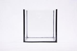 コケリウムガラス容器　15cmキューブBK S(フタ付)：画像1