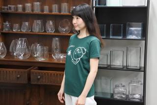 【特価セール中】タマゴケちゃんTシャツ グリーン GM(ガールズエム)：画像4