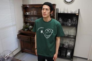 【特価セール中】タマゴケちゃんTシャツ グリーン L：画像4
