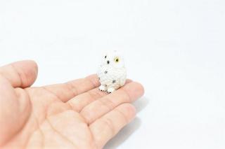 コケリウムフィギュア フクロウ ホワイト：画像3
