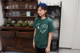 【特価セール中】タマゴケちゃんTシャツ グリーン S：画像4